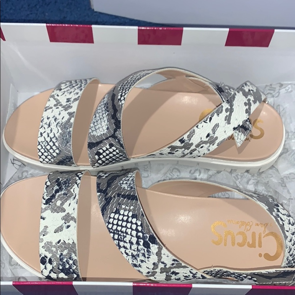 Snakeskin sandals